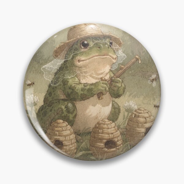 Item preview, Toad Beekeeper Tending the Clover Hives designed and sold by PictorialWhimsy.