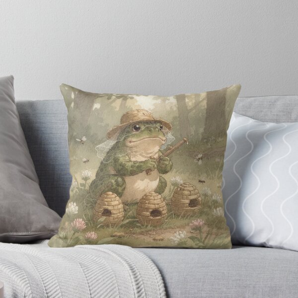 Item preview, Toad Beekeeper Tending the Clover Hives designed and sold by PictorialWhimsy.