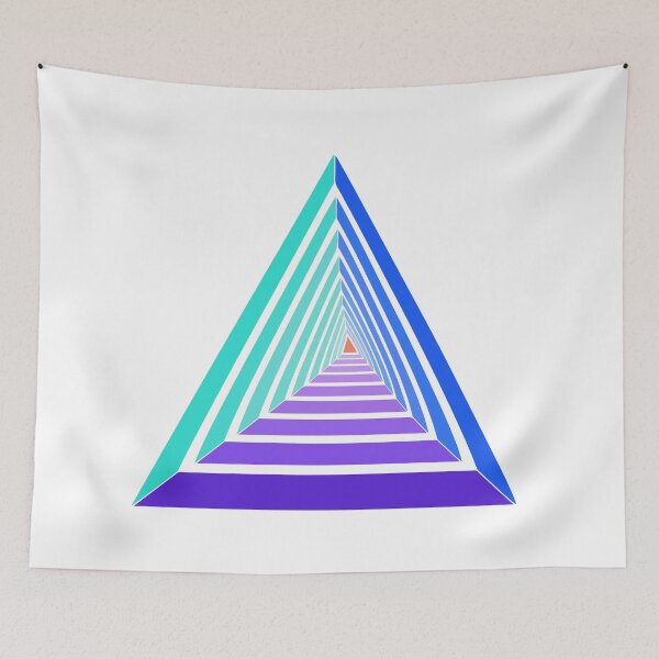 Item preview, Triangle Tunnel Optical Illusion  designed and sold by AliveStyle.