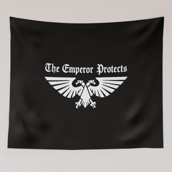 Item preview, The Emperor Protects Emblem designed and sold by WarmTones.