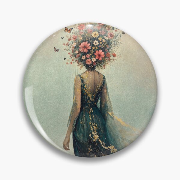 Item preview, Surreal Floral Mind Ethereal Woman Art designed and sold by Discount code.