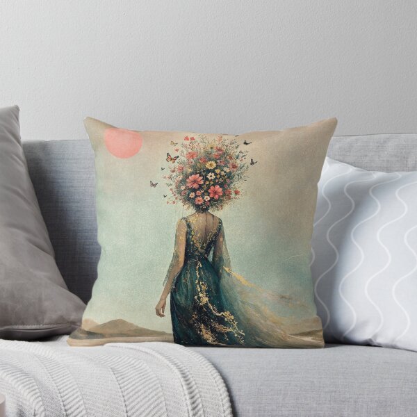 Item preview, Surreal Floral Mind Ethereal Woman Art designed and sold by Discount code.