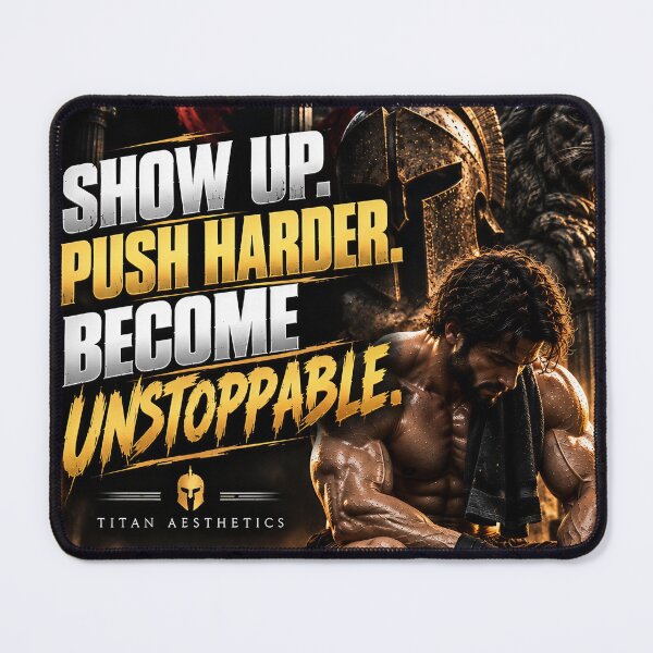 Item preview, Show Up. Push Harder. Become Unstoppable. designed and sold by TITAN AESTHETICS .