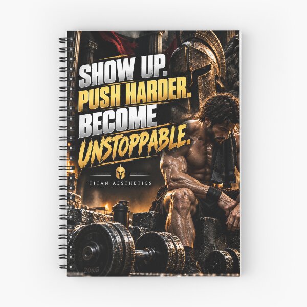 Item preview, Show Up. Push Harder. Become Unstoppable. designed and sold by TITAN AESTHETICS .