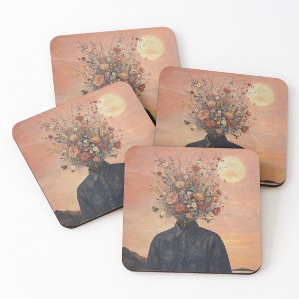 Item preview, Vintage Flower Head Surreal Botanical Art designed and sold by Discount code.