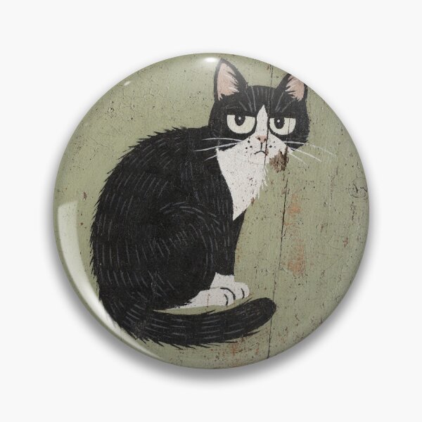 Artikelvorschau, Grumpy Loaf Tuxedo Cat entworfen und verkauft von PictorialWhimsy.