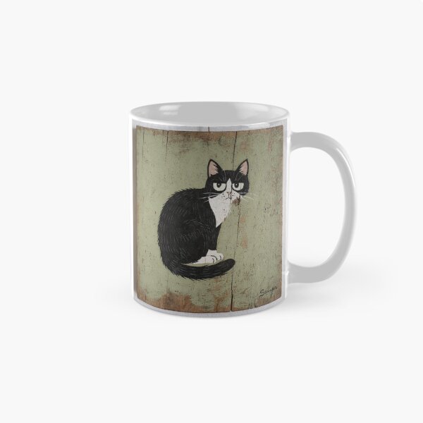 Item preview, Grumpy Loaf Tuxedo Cat designed and sold by PictorialWhimsy.
