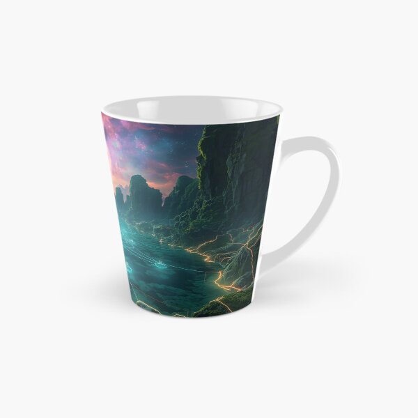 Item preview, Alien Nexus Landscape with Cyber Moon Eclipse designed and sold by monkeybusiness.pt.