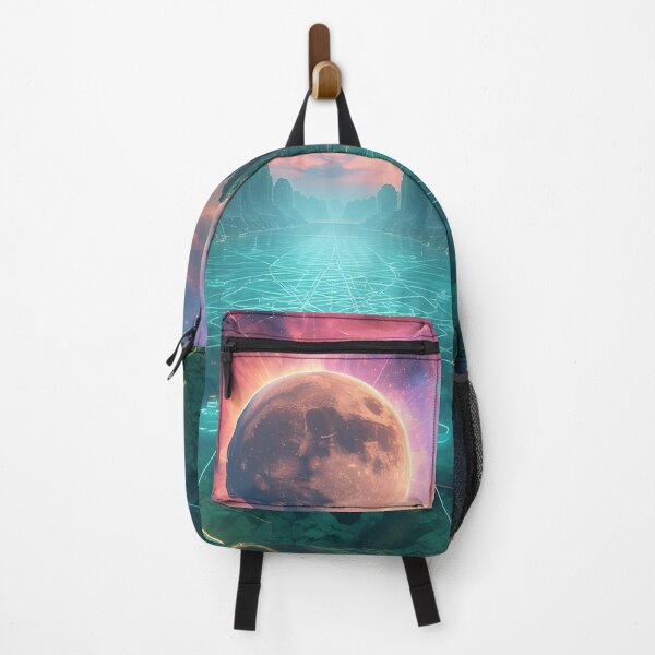Item preview, Alien Nexus Landscape with Cyber Moon Eclipse designed and sold by monkeybusiness.pt.