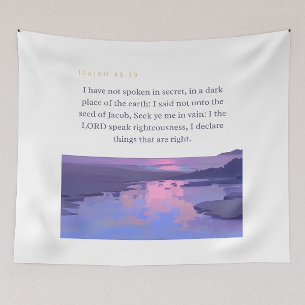 Item preview, Isaiah 45:19 designed and sold by Undonemadenew.
