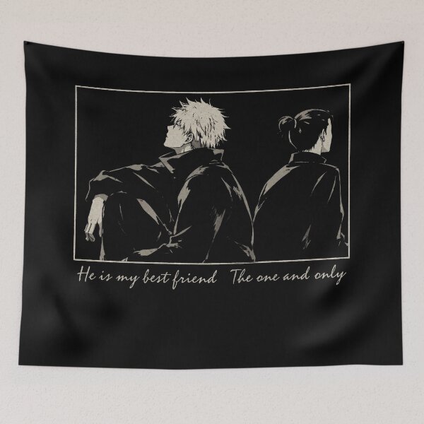 Item preview, He Is My Friend And The One And Only Cozy Satoru Gojo designed and sold by Mckenna165.