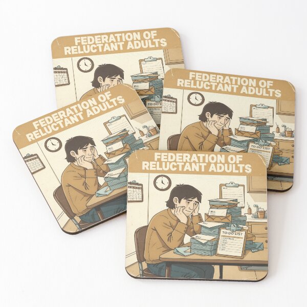Item preview, Federation of Reluctant Adults designed and sold by PictorialWhimsy.