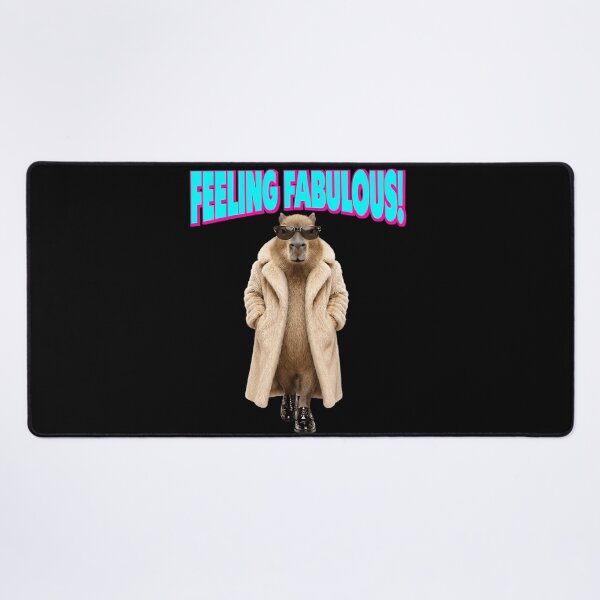 Item preview, Feeling Fabulous Capybara Animal Lover Meme Humor designed and sold by ZadehsiGG.