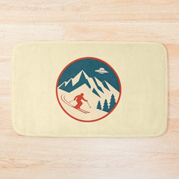 Item preview, Retro UFO – Mountain Skiing designed and sold by mellow-koko.
