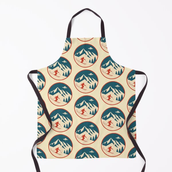 Item preview, Retro UFO – Mountain Skiing designed and sold by mellow-koko.