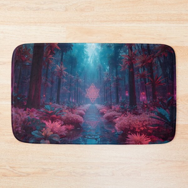 Item preview, Enchanted Pink Forest with Sacred Merkaba Portal designed and sold by monkeybusiness.pt.