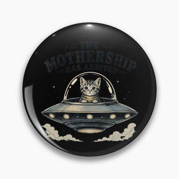 Item preview, The Mothership Has Arrived Cat UFO Alien Space Lover designed and sold by ZadehsiGG.