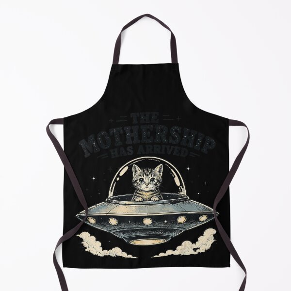 Item preview, The Mothership Has Arrived Cat UFO Alien Space Lover designed and sold by ZadehsiGG.