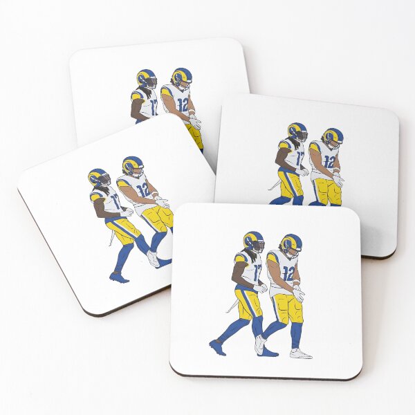 Item preview, Puka Nacua and Davante Adams designed and sold by Hoops and Movie Sticks.