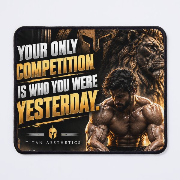 Item preview, Your Only Competition Is Who You Were Yesterday. designed and sold by TITAN AESTHETICS .