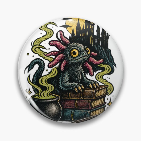 Item preview, Fantasy Wizard Monster Illustration with Magical Elements designed and sold by Tee-D.