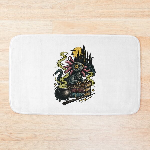 Item preview, Fantasy Wizard Monster Illustration with Magical Elements designed and sold by Tee-D.