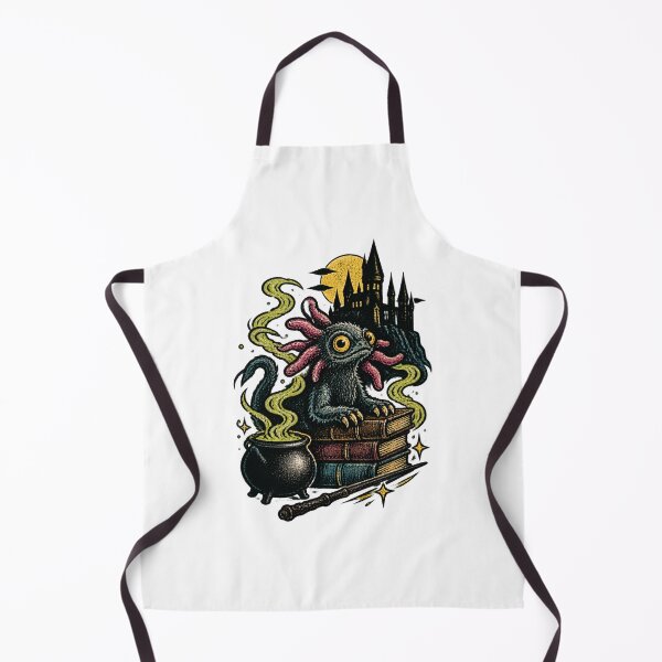 Item preview, Fantasy Wizard Monster Illustration with Magical Elements designed and sold by Tee-D.