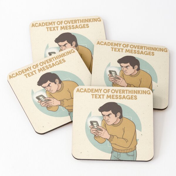 Item preview, Academy of Overthinking Text Messages designed and sold by PictorialWhimsy.