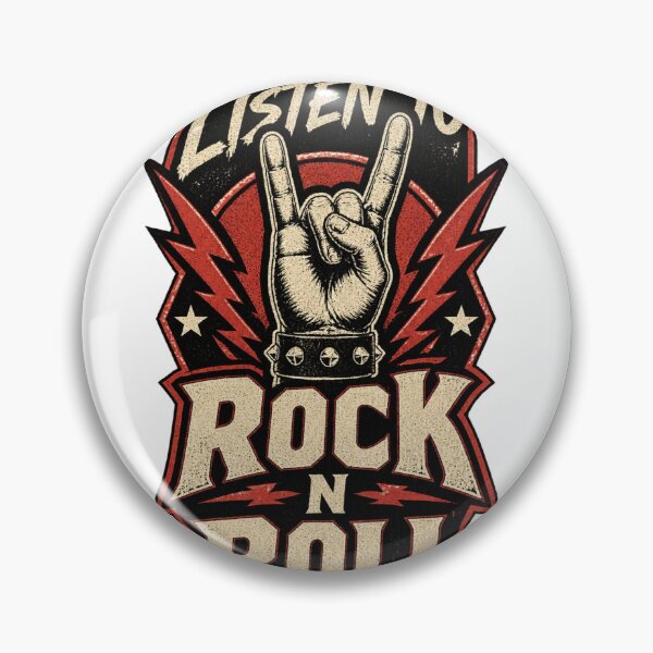 Item preview, Listen to Rock n Roll Vertical Text Design Music Lover Graphic designed and sold by danderetofu.