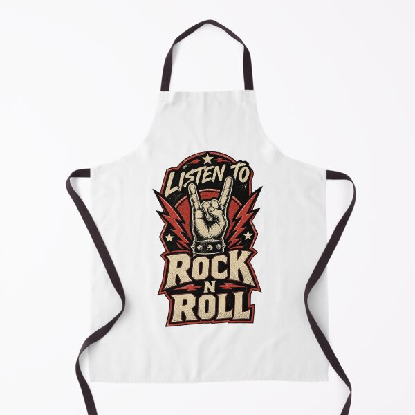 Item preview, Listen to Rock n Roll Vertical Text Design Music Lover Graphic designed and sold by danderetofu.