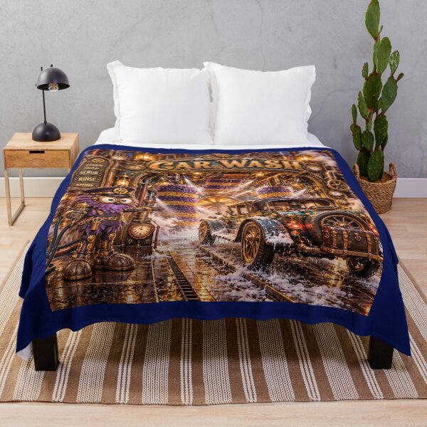 Item preview, Steampunk Car Wash Art designed and sold by TheThinglings.