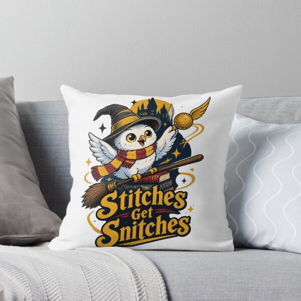 Item preview, Funny Stitches Get Snitches Humorous Quote Design for Casual Wear designed and sold by Tee-D.