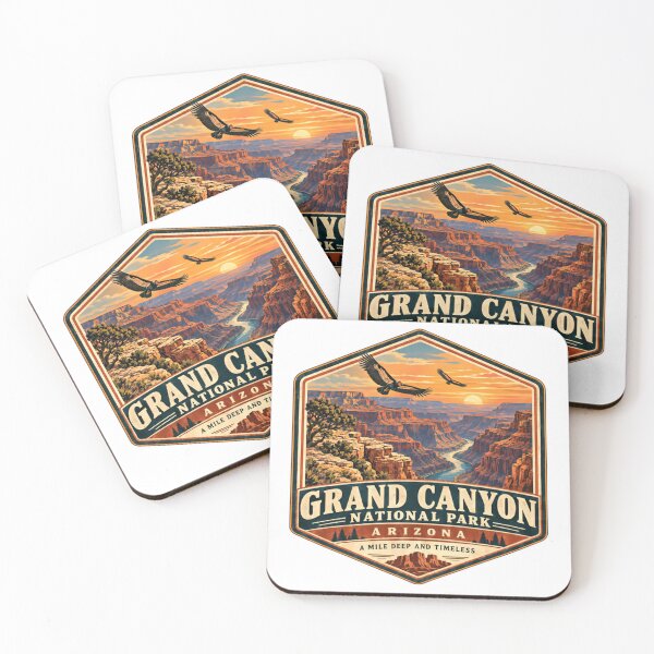 Item preview, Grand Canyon National Park Arizona A Mile Deep And Timeless USA Travel Souvenir Nature Lover designed and sold by Simsimah26Parks.