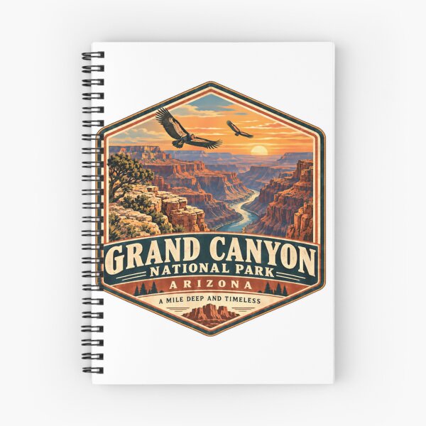Item preview, Grand Canyon National Park Arizona A Mile Deep And Timeless USA Travel Souvenir Nature Lover designed and sold by Simsimah26Parks.
