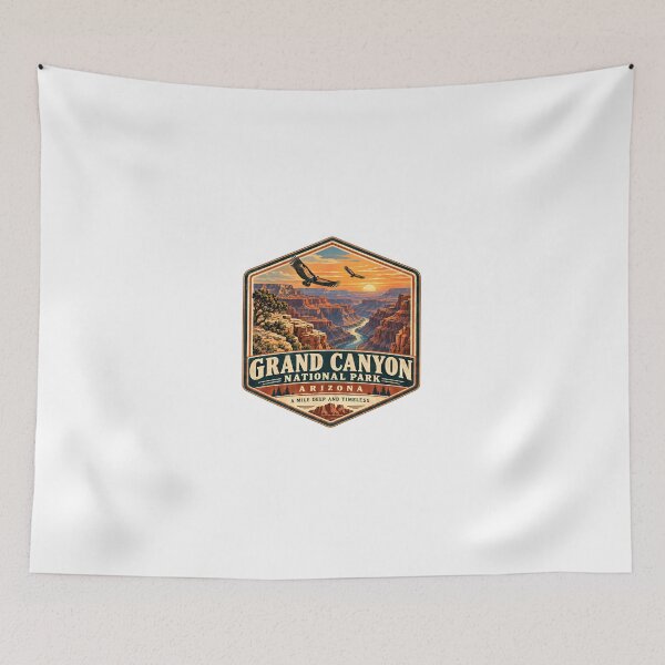Item preview, Grand Canyon National Park Arizona A Mile Deep And Timeless USA Travel Souvenir Nature Lover designed and sold by Simsimah26Parks.