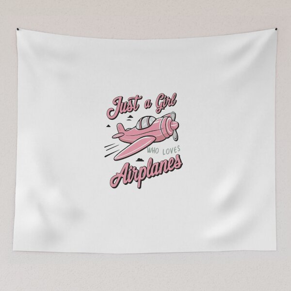 Item preview, Cute Pink Airplane Girl Aviation Graphic designed and sold by HansMulle.