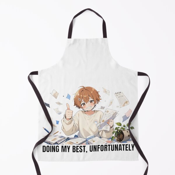 Item preview, Doing my best, unfortunately. Cute anime sticker designed and sold by katerynaS99.