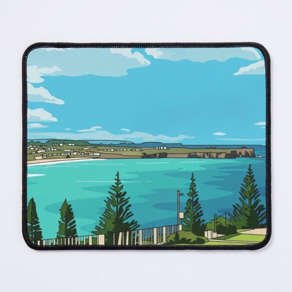 Item preview, Kiama Overlooking Bombo Beach Retro Landscape designed and sold by EllDAV777.