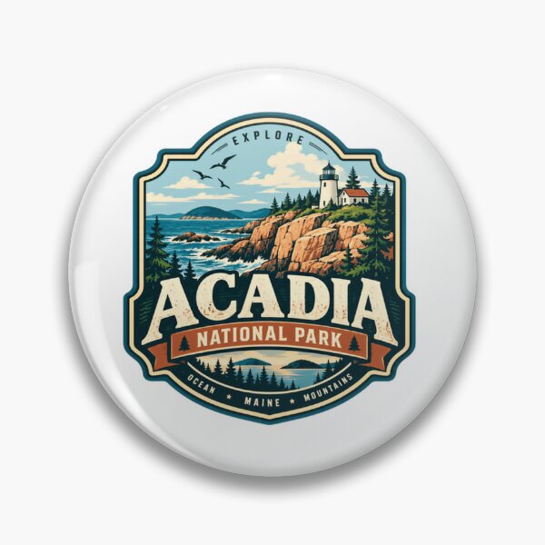 Item preview, Explore Acadia National Park Ocean Maine Mountains Travel Hiker Souvenir designed and sold by Simsimah26Parks.