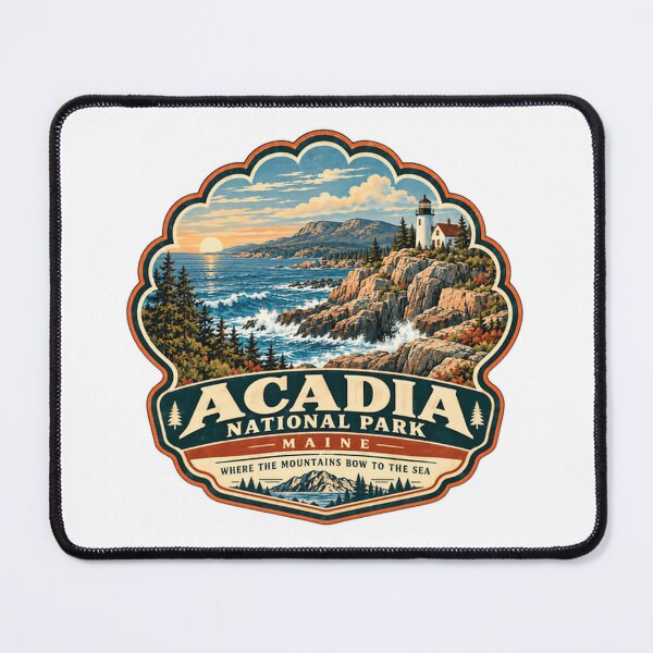 Item preview, Acadia National Park Maine Where The Mountains Bow To The Sea Travel Souvenir designed and sold by Star3NowForMe.