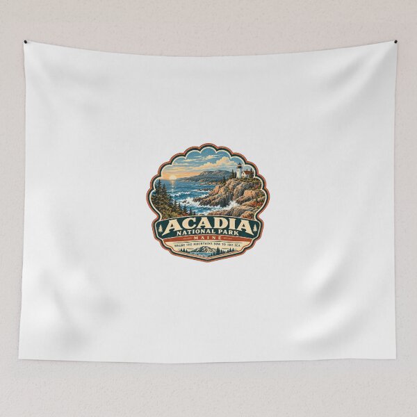 Item preview, Acadia National Park Maine Where The Mountains Bow To The Sea Travel Souvenir designed and sold by Star3NowForMe.