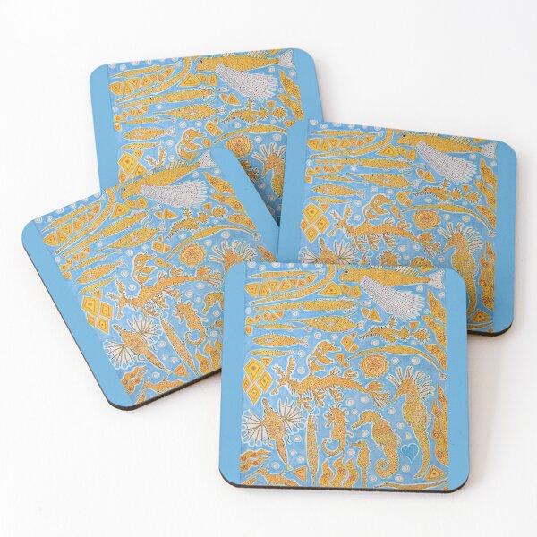 Item preview, Sea treasures: seahorses and gasterosteiformes  designed and sold by Anna-Art-Studio.