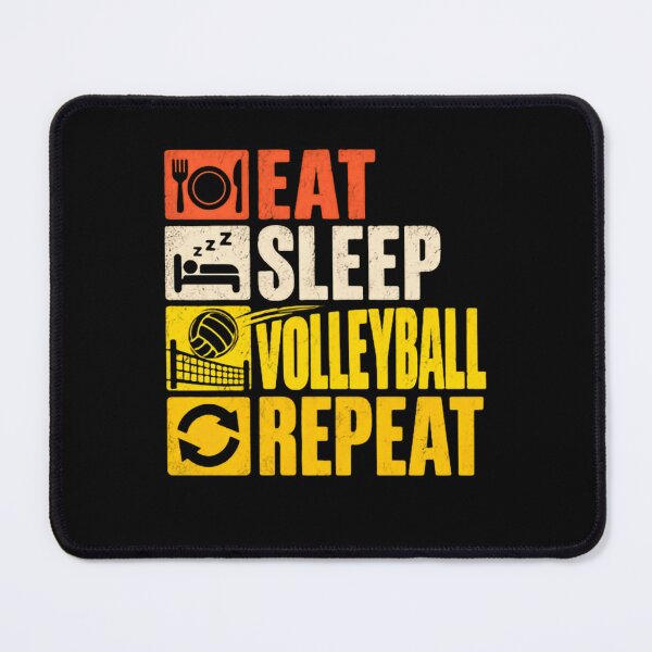 Item preview, Eat Sleep Volleyball Repeat Player Fan Lover designed and sold by RetroMini2026.