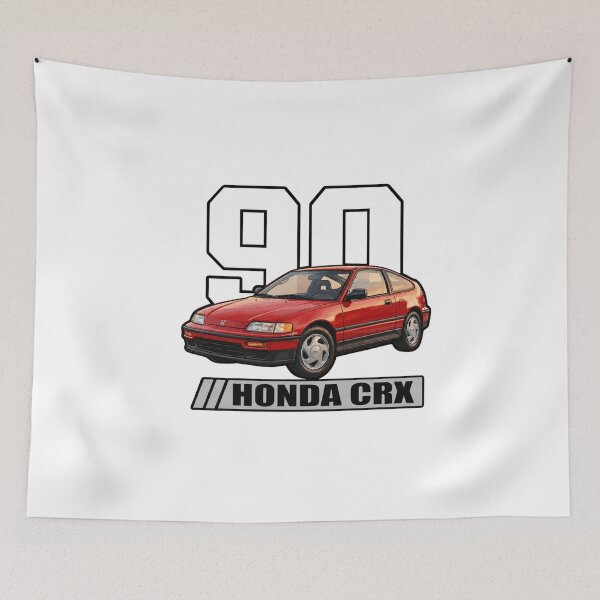 Item preview, Honda crx 1990 classic car designed and sold by RNGAPPAREL28.
