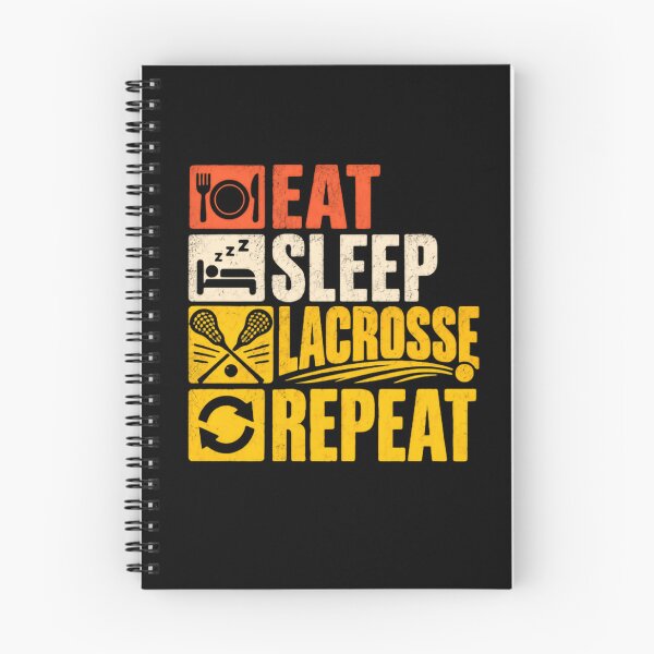 Item preview, Eat Sleep Lacrosse Repeat Lacrosse Player Fan Athlete designed and sold by JonesFlora2025.