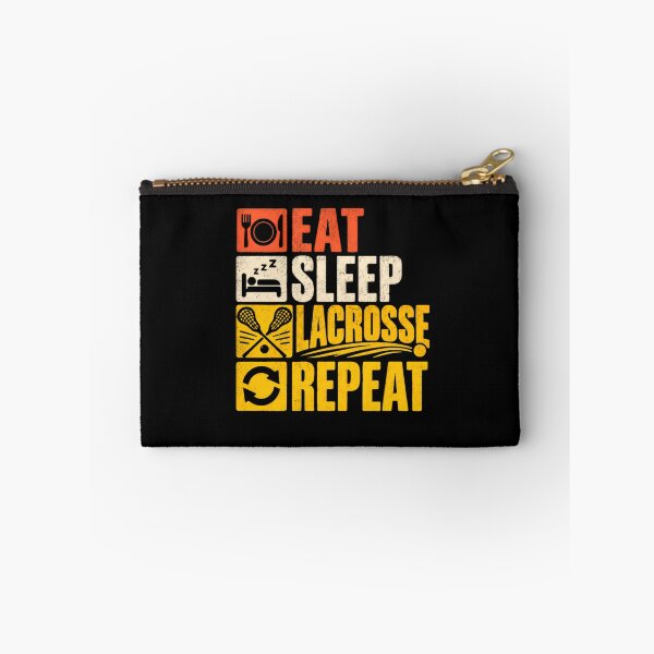 Item preview, Eat Sleep Lacrosse Repeat Lacrosse Player Fan Athlete designed and sold by JonesFlora2025.