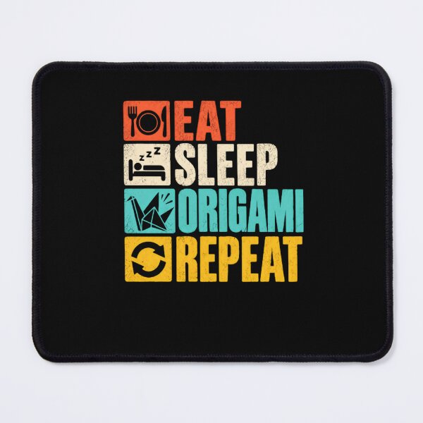 Item preview, Eat Sleep Origami Repeat Paper Folding Hobbyist designed and sold by HumansStuck12.