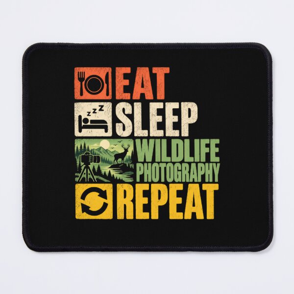 Item preview, Eat Sleep Wildlife Photography Repeat Photographer Life Nature Lover designed and sold by RetroMini2026.