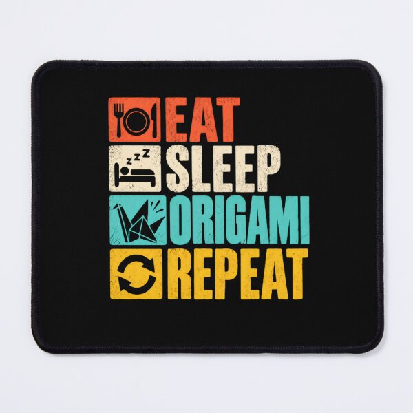 Item preview, Eat Sleep Origami Repeat Paper Folding Hobbyist designed and sold by JonesFlora2025.
