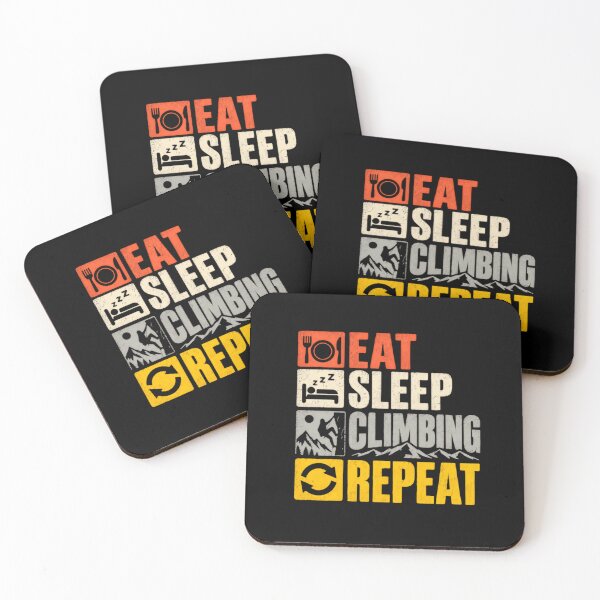 Item preview, Eat Sleep Climbing Repeat Climber Rock Climbing Hobby designed and sold by HumansStuck12.